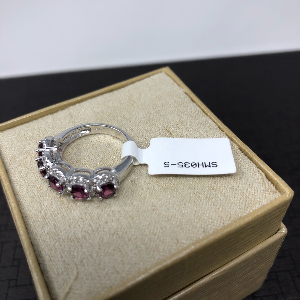 Sterling silver ring, with gemstone, size approx 5 - NWT - Picture 11 of 12